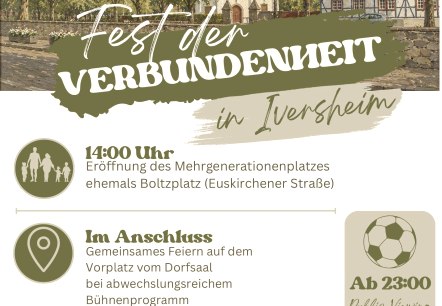 Veranstaltungsplakat, © Dorfverschönerungsverein Iversheim Veranstaltungsplakat, © Dorfverschönerungsverein Iversheim