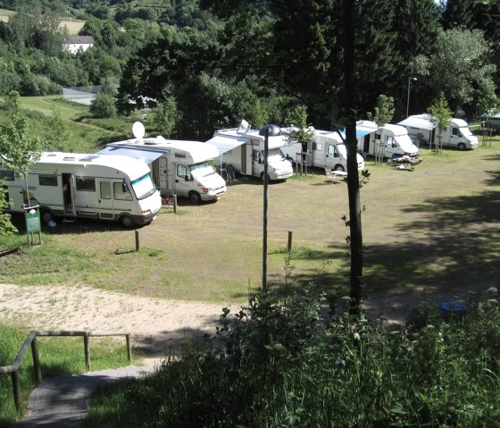 Wohnmobilhafen am Kronenburger See, © Tourist-Information Oberes Kylltal Wohnmobilhafen am Kronenburger See, © Tourist-Information Oberes Kylltal