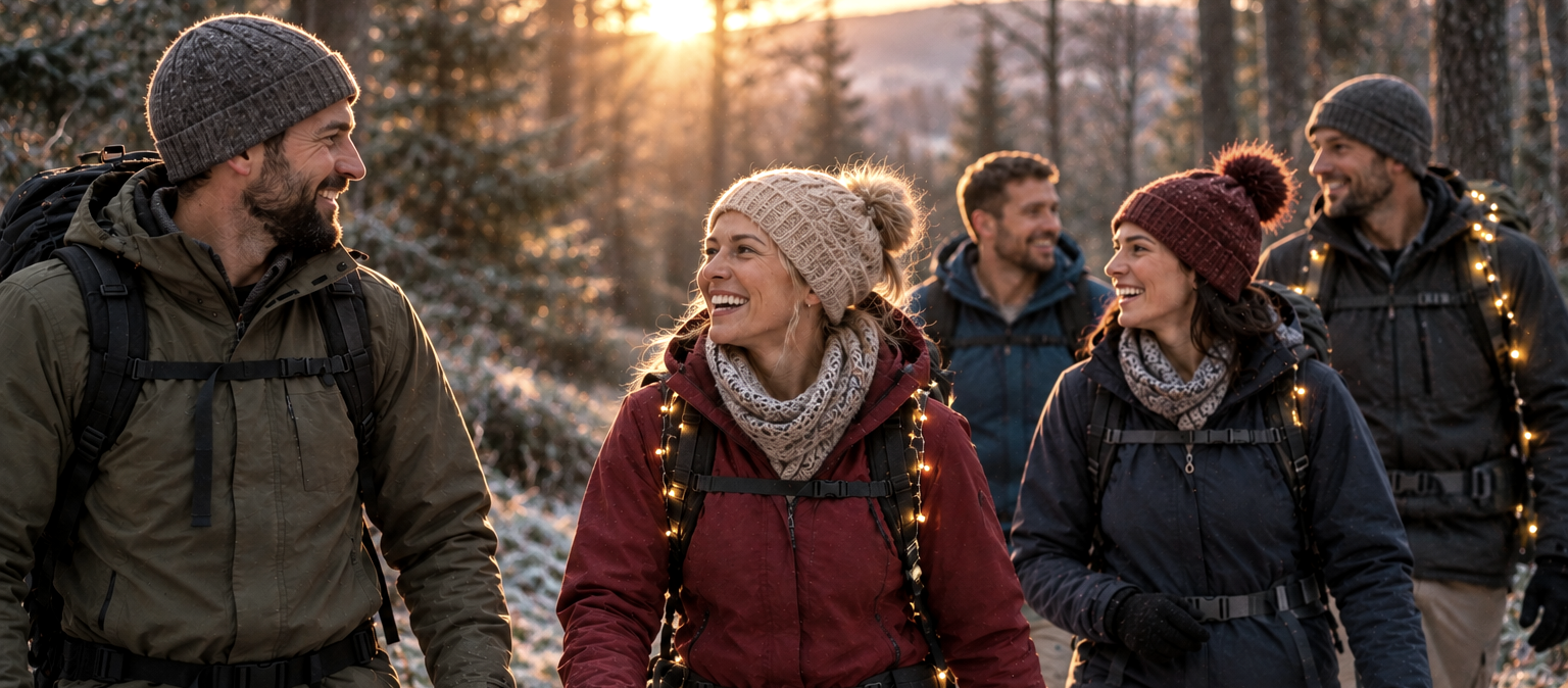 Wanderung im Winter, © GfW, KI-generiert Wanderung im Winter, © GfW, KI-generiert