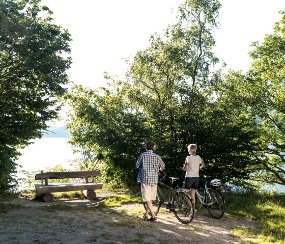 Radfahrer am Rursee, © Städteregion Aachen, D. Ketz Radfahrer am Rursee, © Städteregion Aachen, D. Ketz