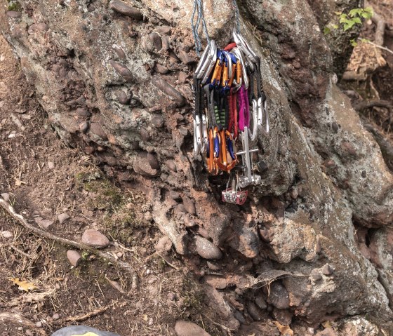 Die Kletterausrüstung, © Eifel Tourismus GmbH_Tobias Volmer Die Kletterausrüstung, © Eifel Tourismus GmbH_Tobias Volmer