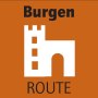 Wegmarkierung Wanderweg Burgen-Route Wegmarkierung Wanderweg Burgen-Route