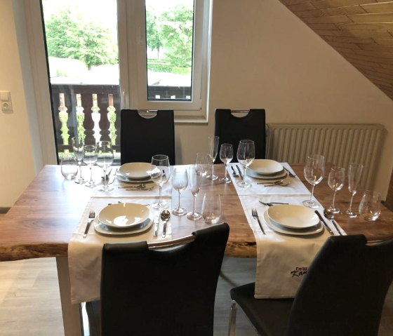 Ferienwohnung Kanino / Esstisch Ferienwohnung Kanino / Esstisch