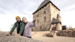 At Nideggen Castle, © Eifel Tourismus GmbH, Dominik Ketz At Nideggen Castle, © Eifel Tourismus GmbH, Dominik Ketz