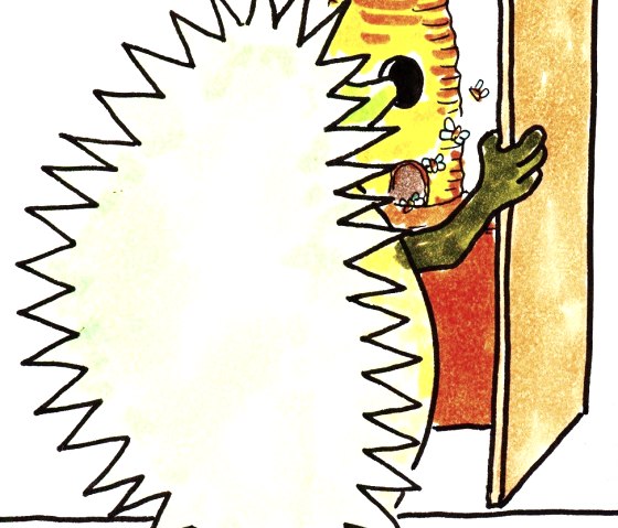 Dem Imker über die Schulter geschaut, © Naturzentrum Eifel Dem Imker über die Schulter geschaut, © Naturzentrum Eifel