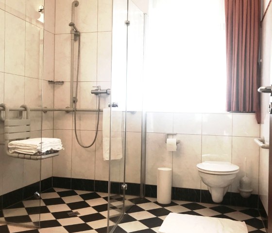 Barrierefreies Bad, © Hotel Seemöwe Barrierefreies Bad, © Hotel Seemöwe