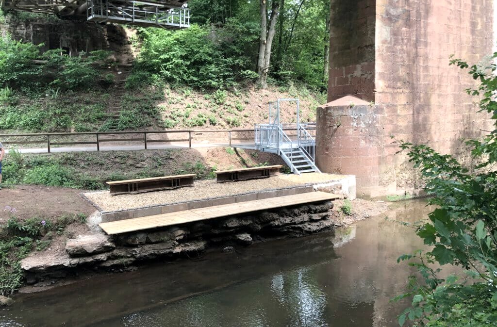 Kletterpfeiler Salmtal, © Tourist-Information Wittlich Stadt & Land Kletterpfeiler Salmtal, © Tourist-Information Wittlich Stadt & Land