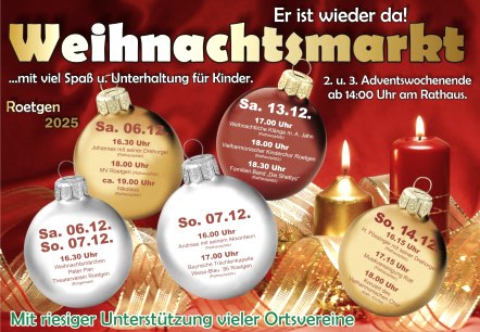 Programm, © Ortskartell Roetgen Programm, © Ortskartell Roetgen