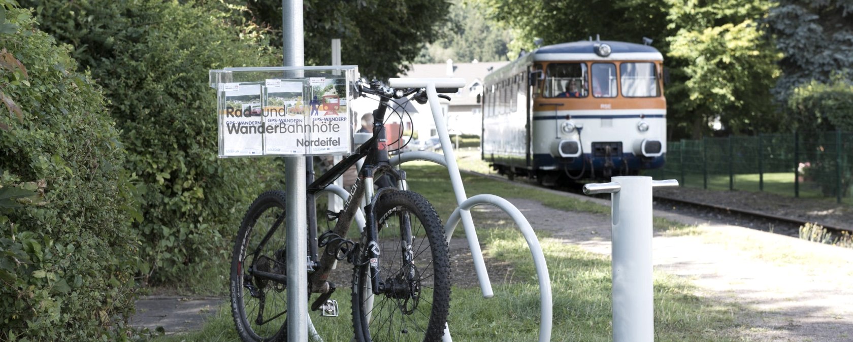 Rad- und Wanderbahnhof Olef, © Roman Hövel Rad- und Wanderbahnhof Olef, © Roman Hövel