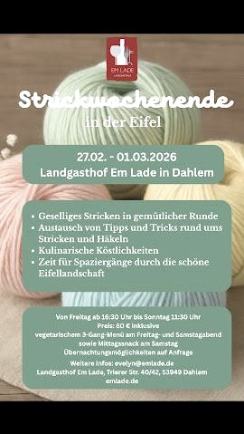 Strickwochenende, © Pascal Valet Strickwochenende, © Pascal Valet