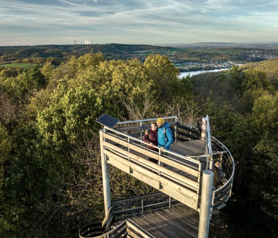 Aussichtplattform auf dem Turm, © Eifel Tourismus GmbH, Dominik Ketz Aussichtplattform auf dem Turm, © Eifel Tourismus GmbH, Dominik Ketz