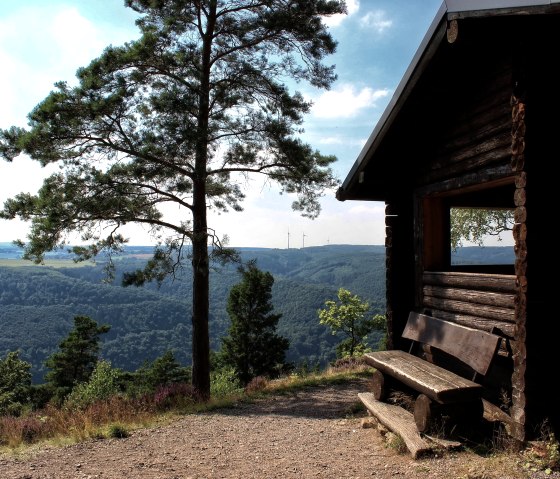 Schützhütte auf dem Kuhkopf, © Rureifel-Tourismus e.V. Schützhütte auf dem Kuhkopf, © Rureifel-Tourismus e.V.