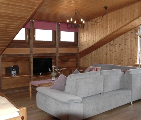 Log cabin interior view "The Birch" Log cabin interior view "The Birch"