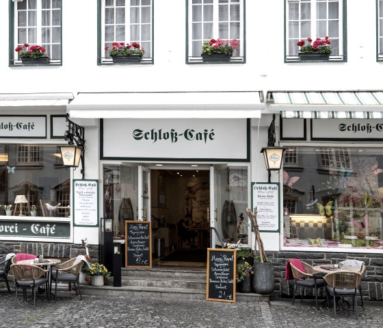 Das Schloß Café - Außenansicht, © Achim Pröpper Das Schloß Café - Außenansicht, © Achim Pröpper