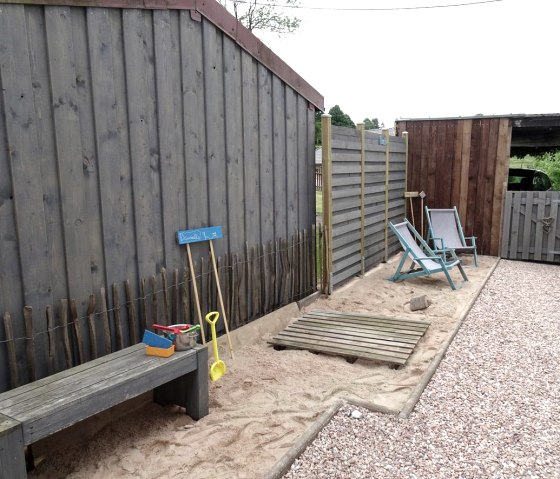 Sandkasten eifel-moekki, © Nordeifel Tourismus GmbH & Feirenhaus eifel-mökki Sandkasten eifel-moekki, © Nordeifel Tourismus GmbH & Feirenhaus eifel-mökki