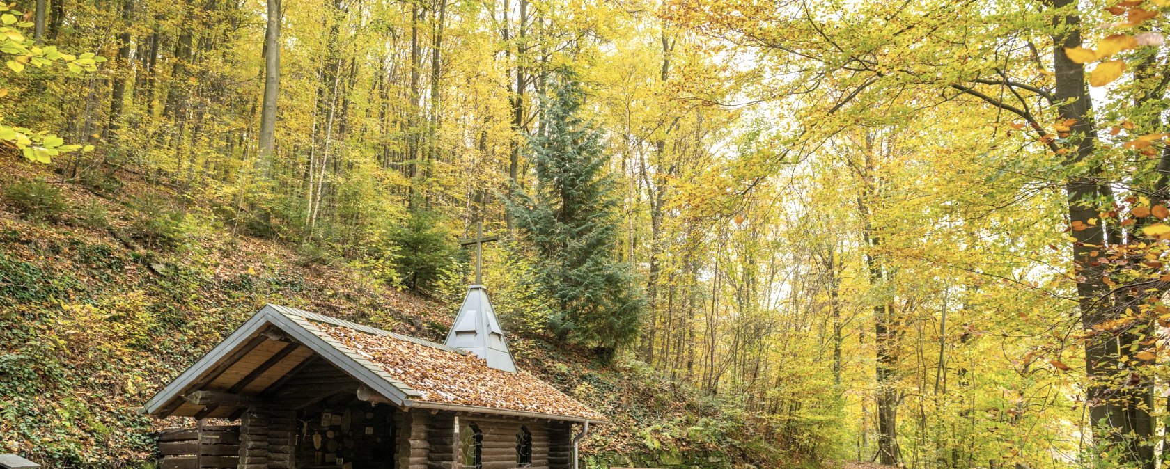 Erkensruhr forest chapel, © Eifel Tourismus GmbH, Dominik Ketz Erkensruhr forest chapel, © Eifel Tourismus GmbH, Dominik Ketz