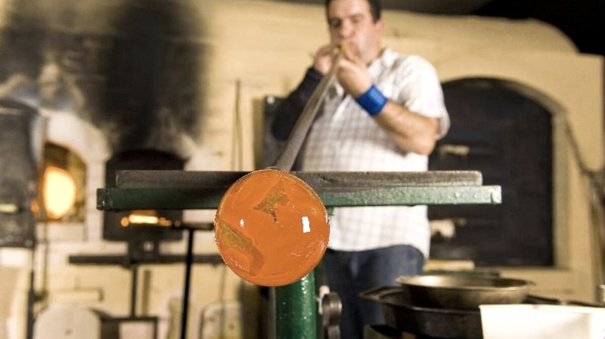 Glaspfeife, © Glashütte Monschau Glaspfeife, © Glashütte Monschau