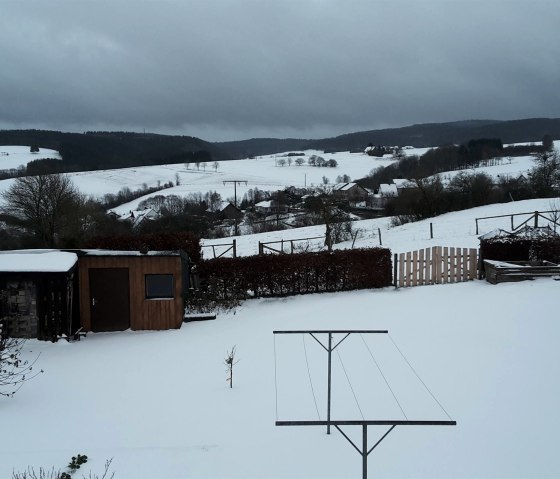 Winter_Garten_3_2020, © Nordeifel Tourismus GmbH & Ferienwohnung Zur schönen Aussicht Winter_Garten_3_2020, © Nordeifel Tourismus GmbH & Ferienwohnung Zur schönen Aussicht