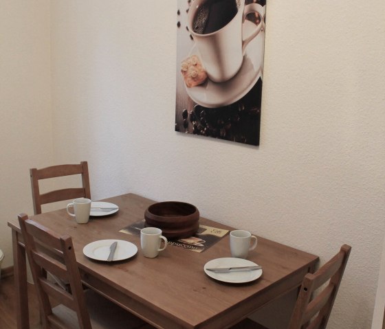 "Ferienwohnung Zum alten Landrat" Essplatz Küche "Ferienwohnung Zum alten Landrat" Essplatz Küche