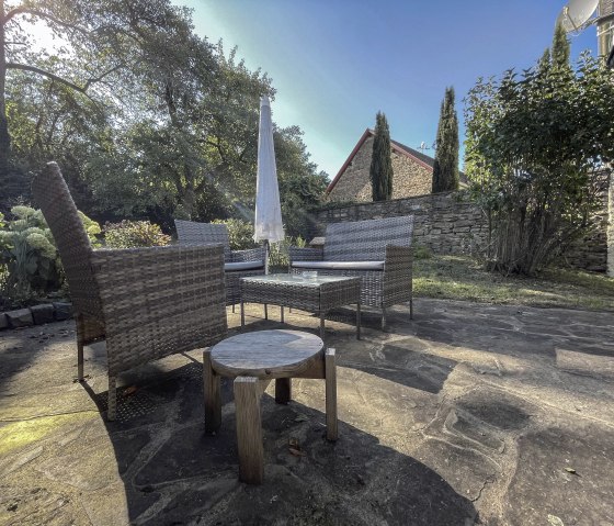 Terrasse_Ansicht aus Wohnung, © Nordeifel Tourismus GmbH & Zum Goldenen Schaf III Terrasse_Ansicht aus Wohnung, © Nordeifel Tourismus GmbH & Zum Goldenen Schaf III