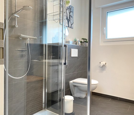 Badezimmer, © Ferienwohnung Waldblick Zweifall Badezimmer, © Ferienwohnung Waldblick Zweifall