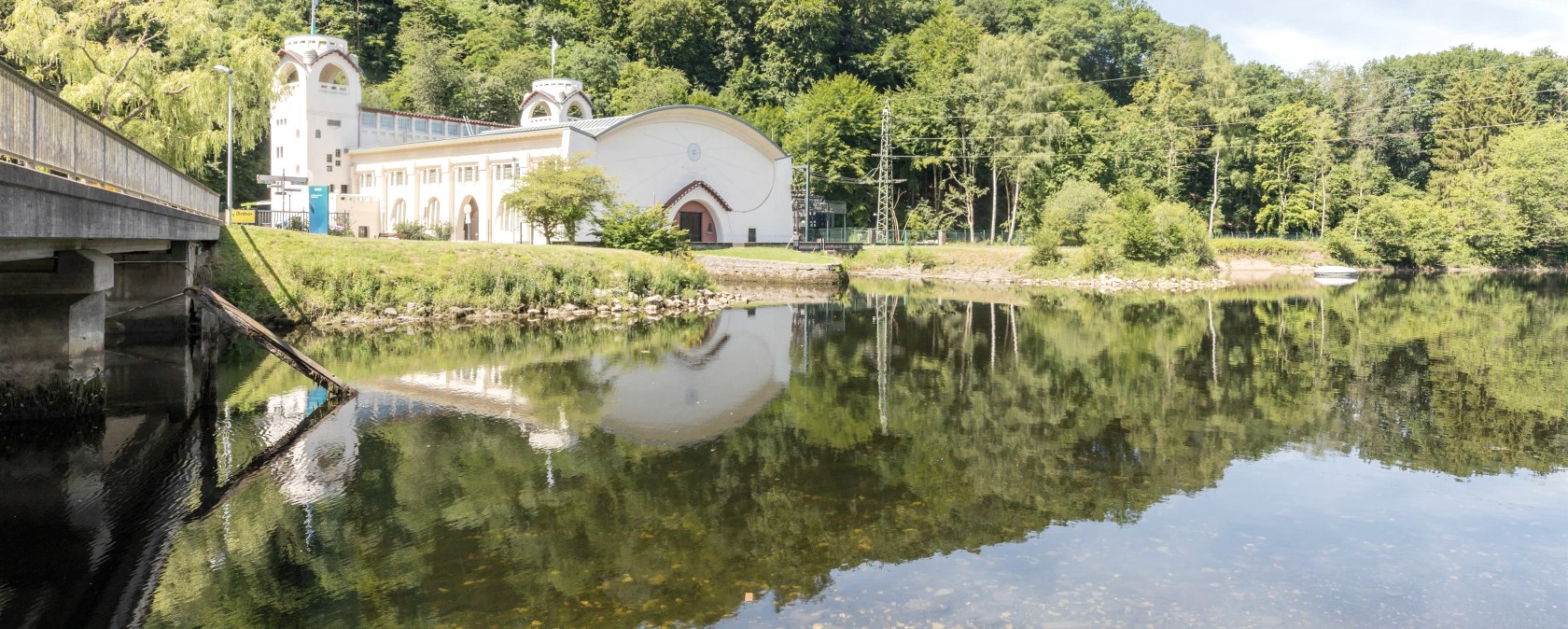 Jugendstil-Wasserkraftwerk bei Heimbach, © Eifel-Tourismus GmbH, AR, shapefruit AG Jugendstil-Wasserkraftwerk bei Heimbach, © Eifel-Tourismus GmbH, AR, shapefruit AG