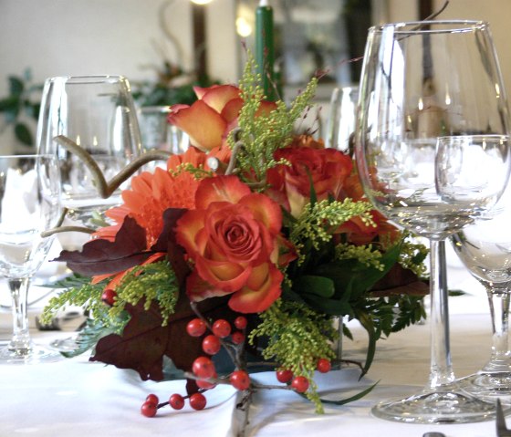 eingedeckter Tisch, © Restaurant Talschenke eingedeckter Tisch, © Restaurant Talschenke