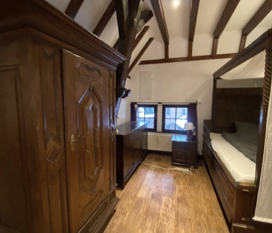 Schlafen, wie die Burgherrschaften, © Hartmut Assmannv Schlafen, wie die Burgherrschaften, © Hartmut Assmannv