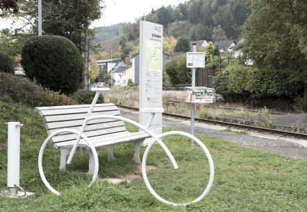 Rad- und Wanderbahnhof Schleiden, © Roman Hövel Rad- und Wanderbahnhof Schleiden, © Roman Hövel