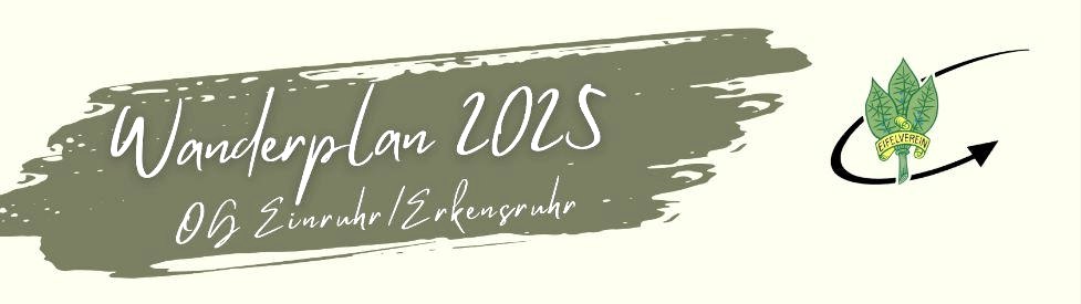 Wanderplan 2025, © Eifelverein OG Einruhr / Erkensruhr Wanderplan 2025, © Eifelverein OG Einruhr / Erkensruhr