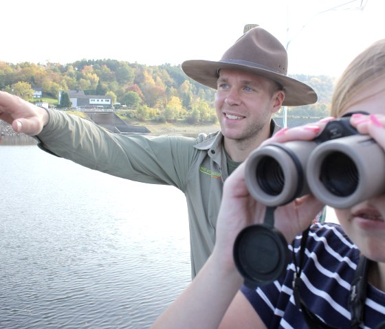 Ranger Boat Tour, © Nationalpark Eifel Ranger Boat Tour, © Nationalpark Eifel