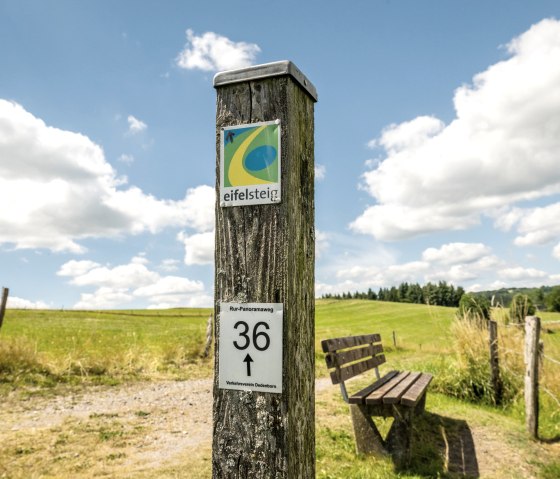 Wegmakierung, © Eifel Tourismus GmbH, Dominik Ketz Wegmakierung, © Eifel Tourismus GmbH, Dominik Ketz