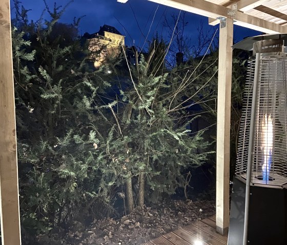 POsthalterhof_Sauna_Burgblick, © Nordeifel Tourismus GmbH & Denkmal Posthalterhof, Ferienwohnungen POsthalterhof_Sauna_Burgblick, © Nordeifel Tourismus GmbH & Denkmal Posthalterhof, Ferienwohnungen