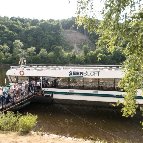 Schiff Seensucht, © Eifel Tourismus GmbH/Dominik Ketz Schiff Seensucht, © Eifel Tourismus GmbH/Dominik Ketz