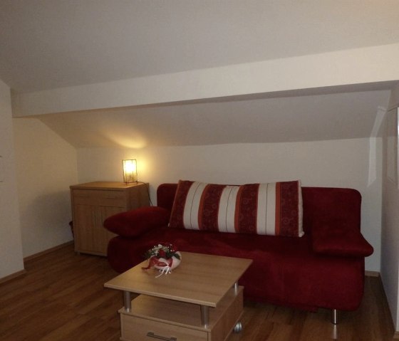 Dachgeschoss m. Schlafsofa evt.13.+14. Pers., © Ewert Dachgeschoss m. Schlafsofa evt.13.+14. Pers., © Ewert