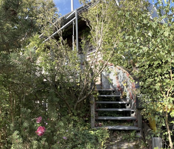 Treppe zur Ferienwohnung, © Ferienwohnung Buchenzauber Treppe zur Ferienwohnung, © Ferienwohnung Buchenzauber
