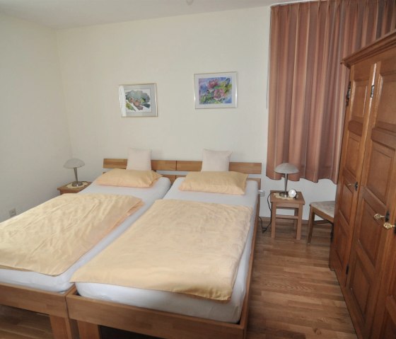 Separates Schlafzimmer, © Ferienwohnung Zur Buche