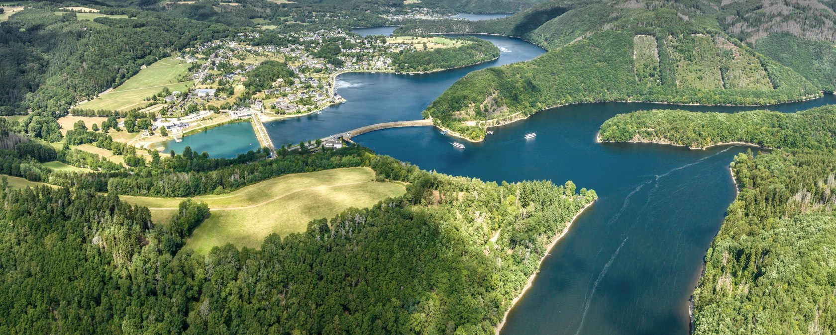 Rursee und Obersee, © Städteregion Aachen, Dominik Ketz