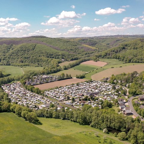 Luftaufnahme Campingplatz Hetzingen, &copy; Campingplatz Hetzingen