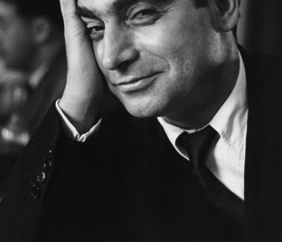 Robert Capa, &copy; Ruth Orkin courtesy Capa Collection