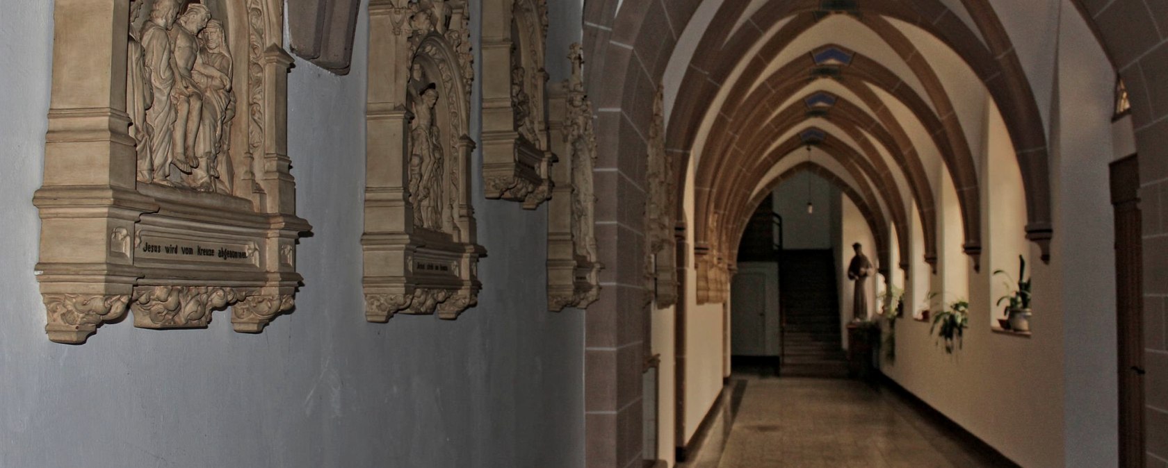 Blick in die Abtei Mariawald