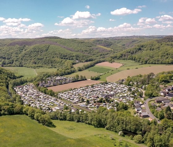 Luftaufnahme Campingplatz Hetzingen, &copy; Campingplatz Hetzingen