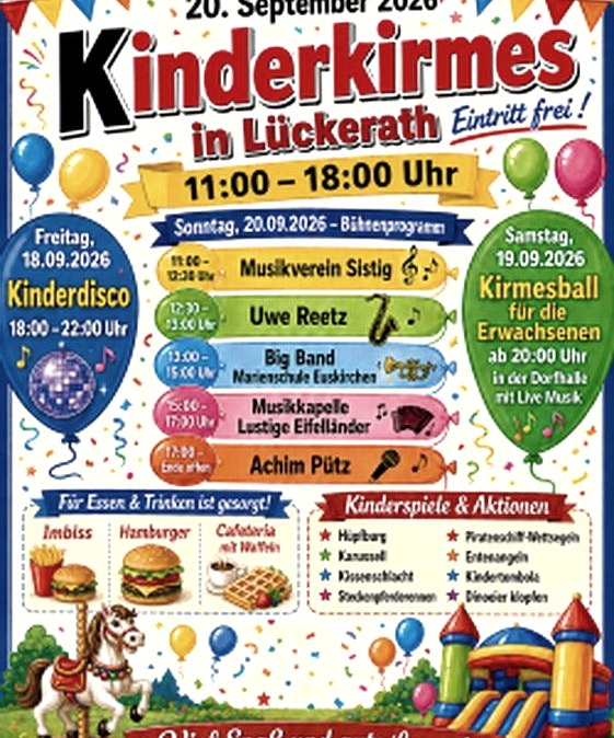 Plakat 2026, &copy; Dorfgemeinschaft L&uuml;ckerath