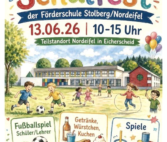 Plakat Schulfest