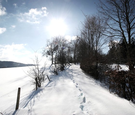 Winter in der Eifel mit Schnee, &copy; Eifel Tourismus GmbH / Janssen + de Kievieth