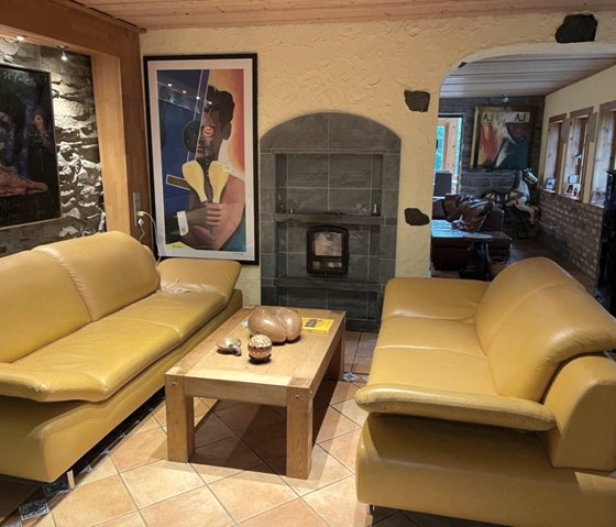Ferienhaus M&uuml;hlenley -  Wohnzimmer