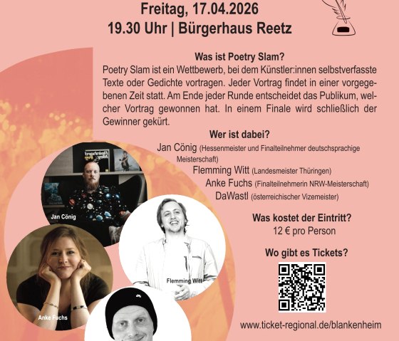 Veranstaltungsplakat, &copy; Gemeinde Blankenheim