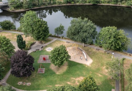 Spielplatz Einruhr am Obersee, © Eifel Tourismus GmbH, Tobias Vollmer