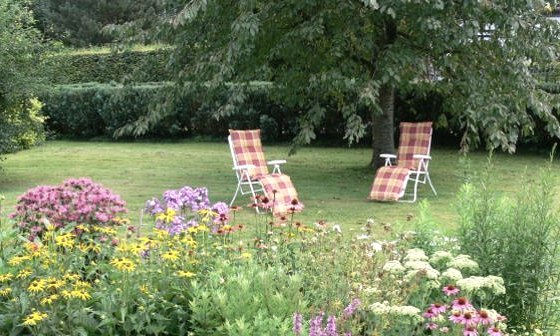 Sunbathing lawn