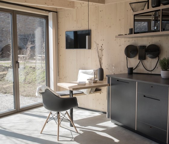 Wohnbereich / K&uuml;che 2er Cabin Cozy